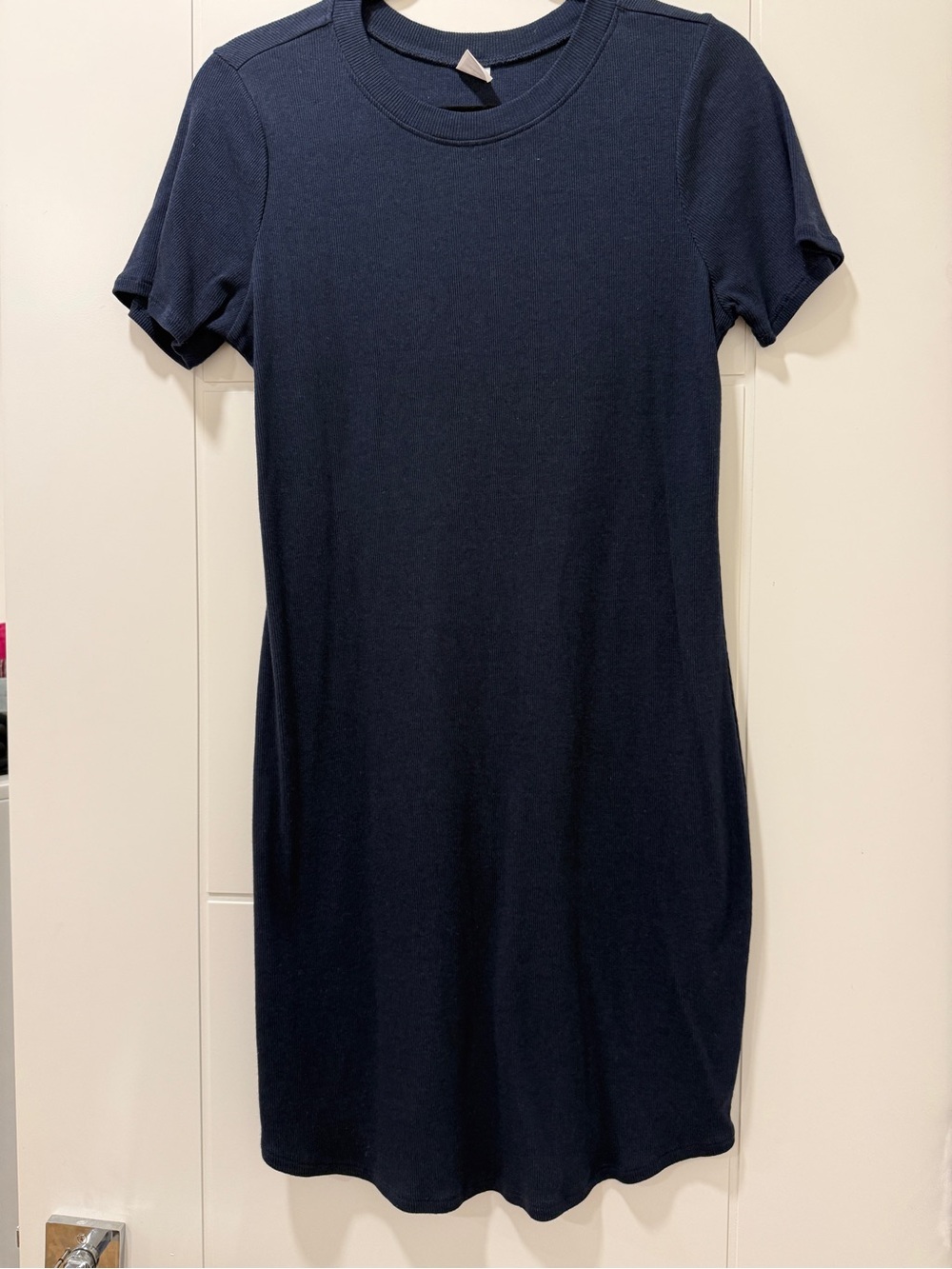 Classic Navy Short Sleeve T-Shirt Dress by Melrose and Market